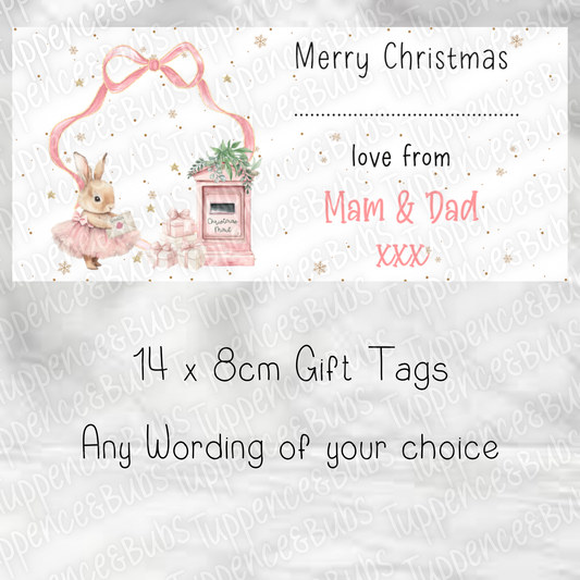 Bunny/Bear Themed Gift Tags - 4 Designs