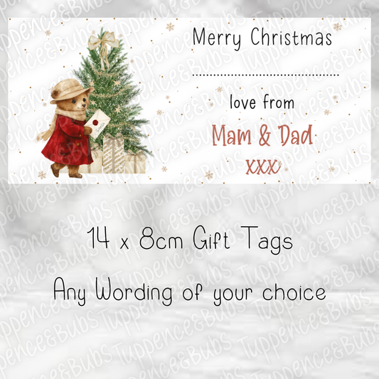 Vintage Style Bunny/Bear Gift Tags - 5 Designs