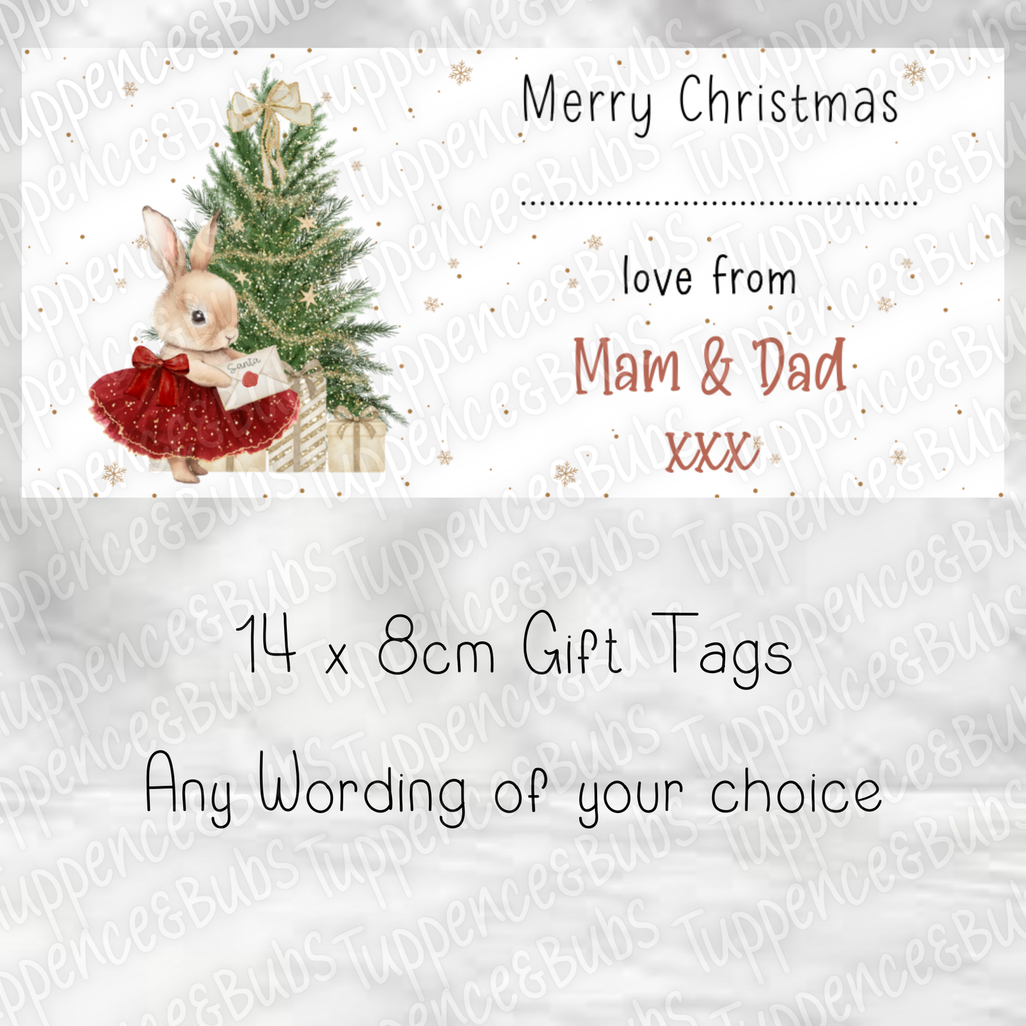 Vintage Style Bunny/Bear Gift Tags - 5 Designs