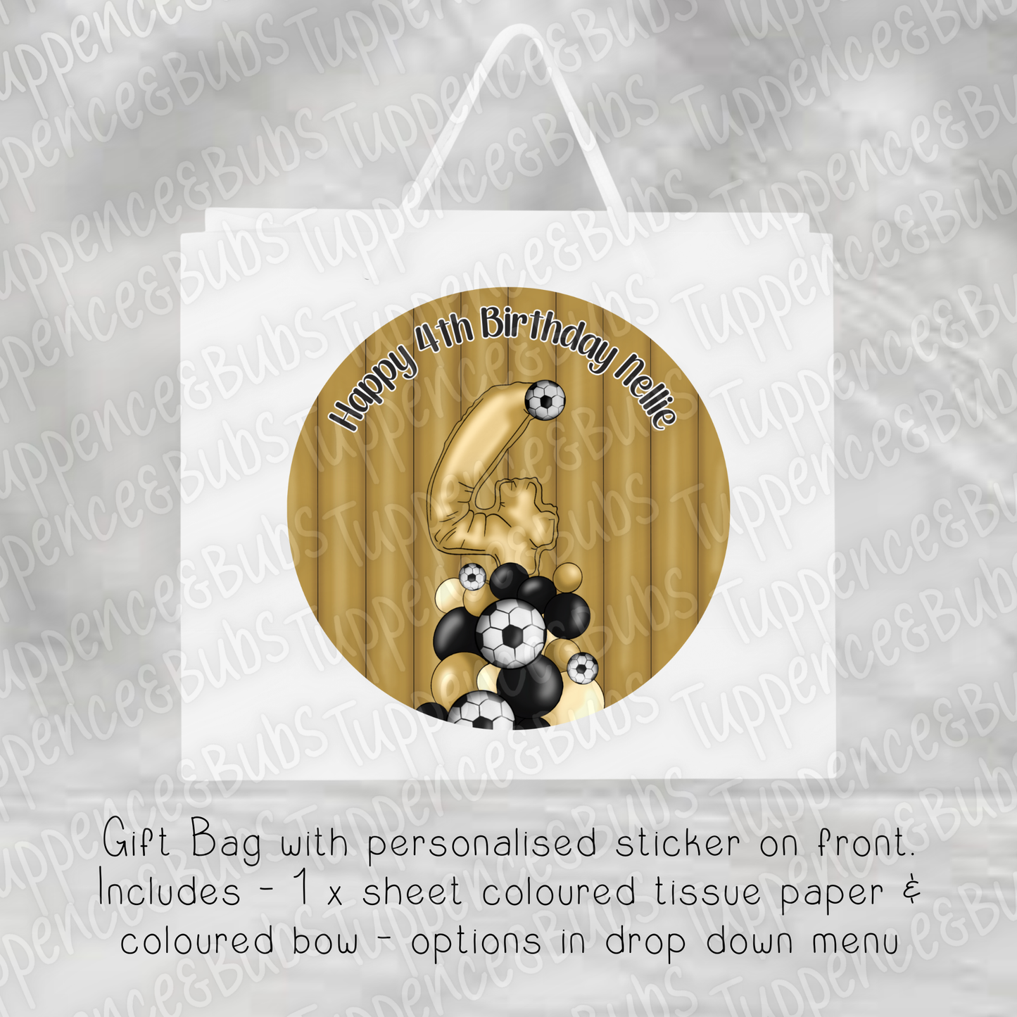 Football Gift Bag - 7 Designs