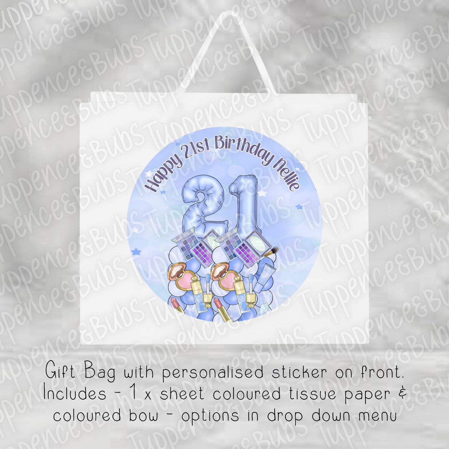 Make Up Inspired Gift Bag - 3 Designs