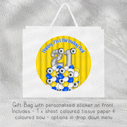 Football Gift Bag - 7 Designs