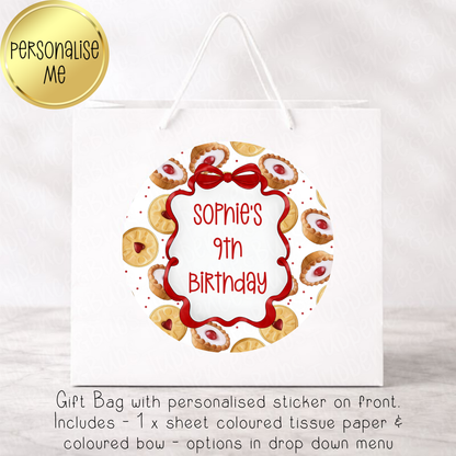 Jammy Dodger Themed Gift Bag - 2 Sizes/Colours