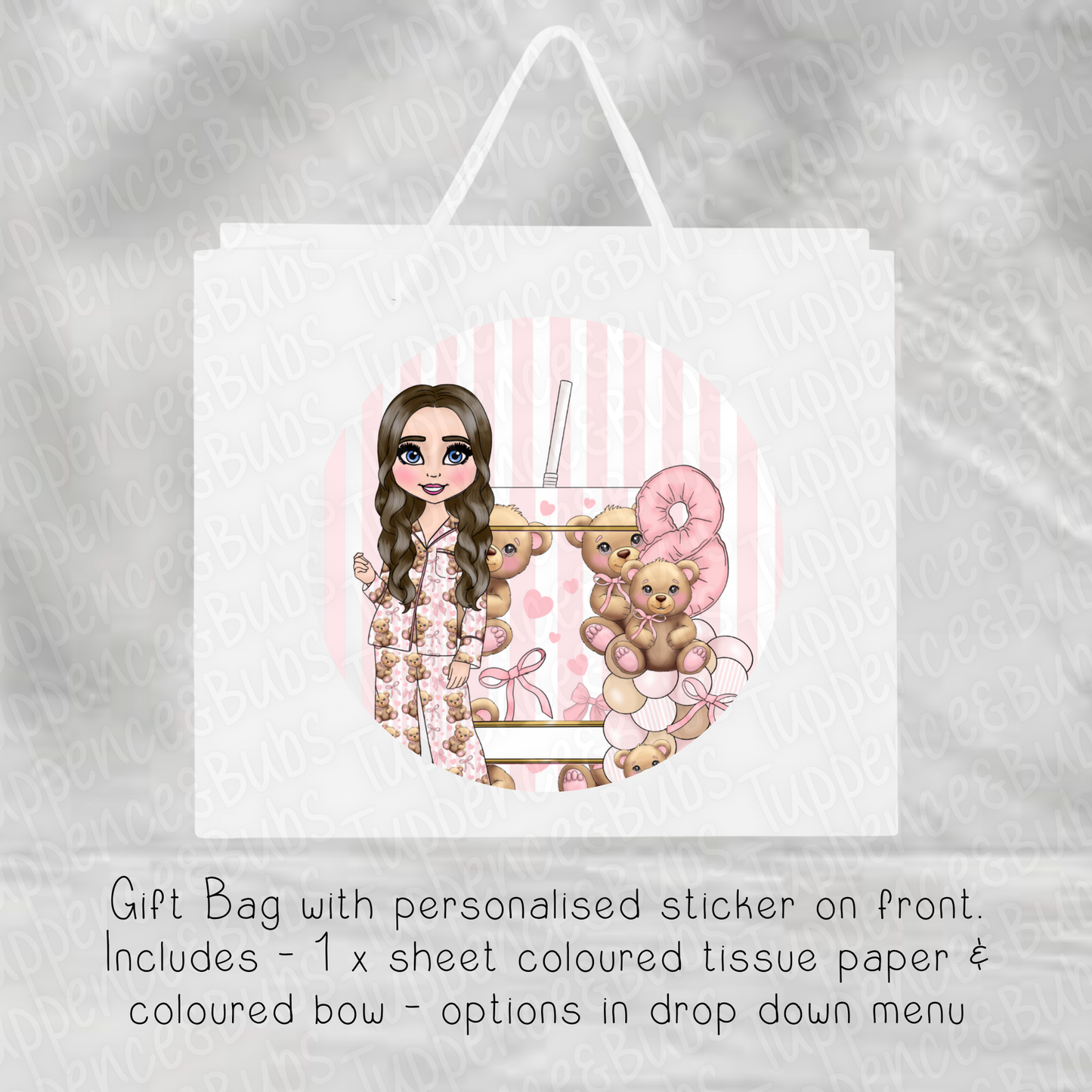 Bear PJ's Inspired Gift Bag - 2 Sizes