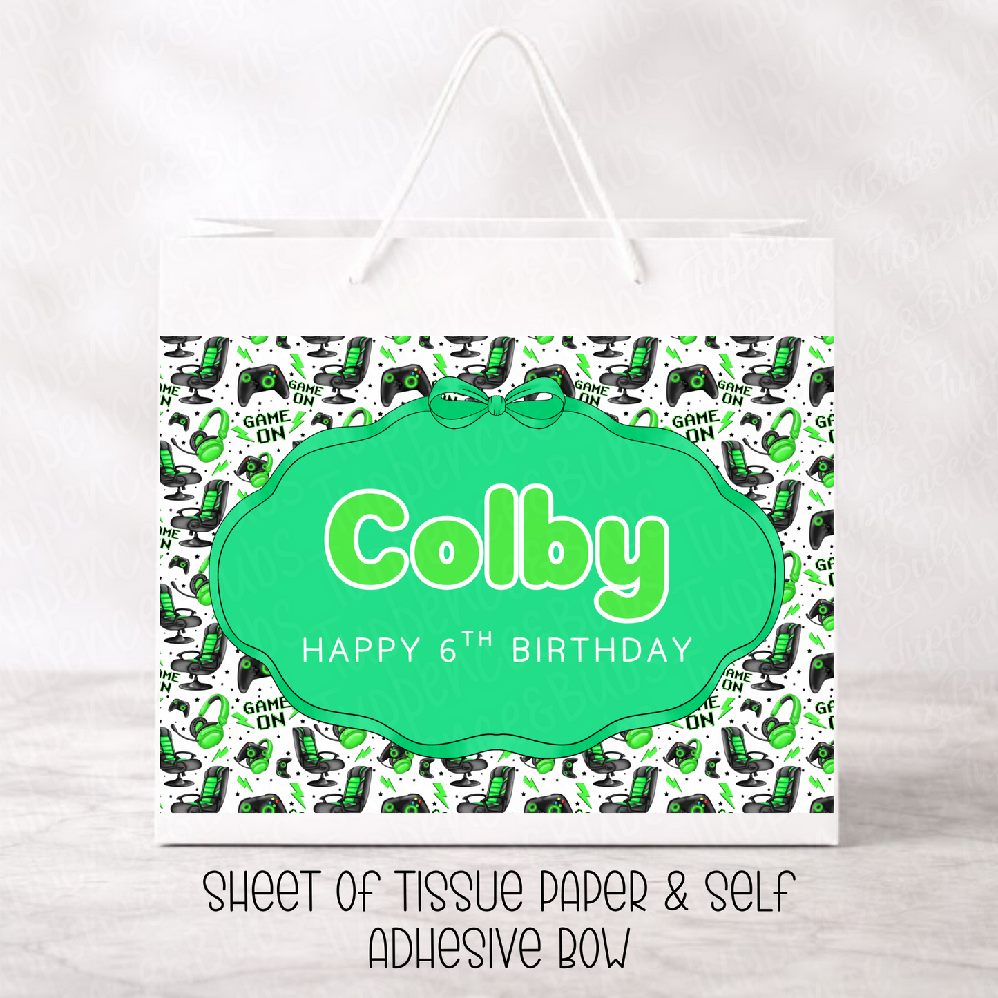 Custom Gaming Gift Bag - 4 Options