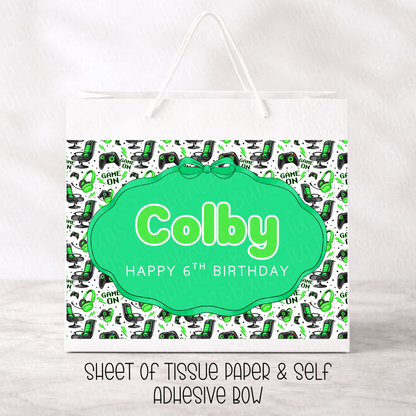 Custom Gaming Gift Bag - 4 Options