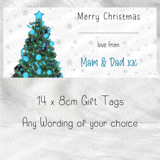 Gaming Style, Gift Tags - 5 Colours