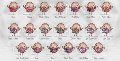 Football Robin Christmas Card