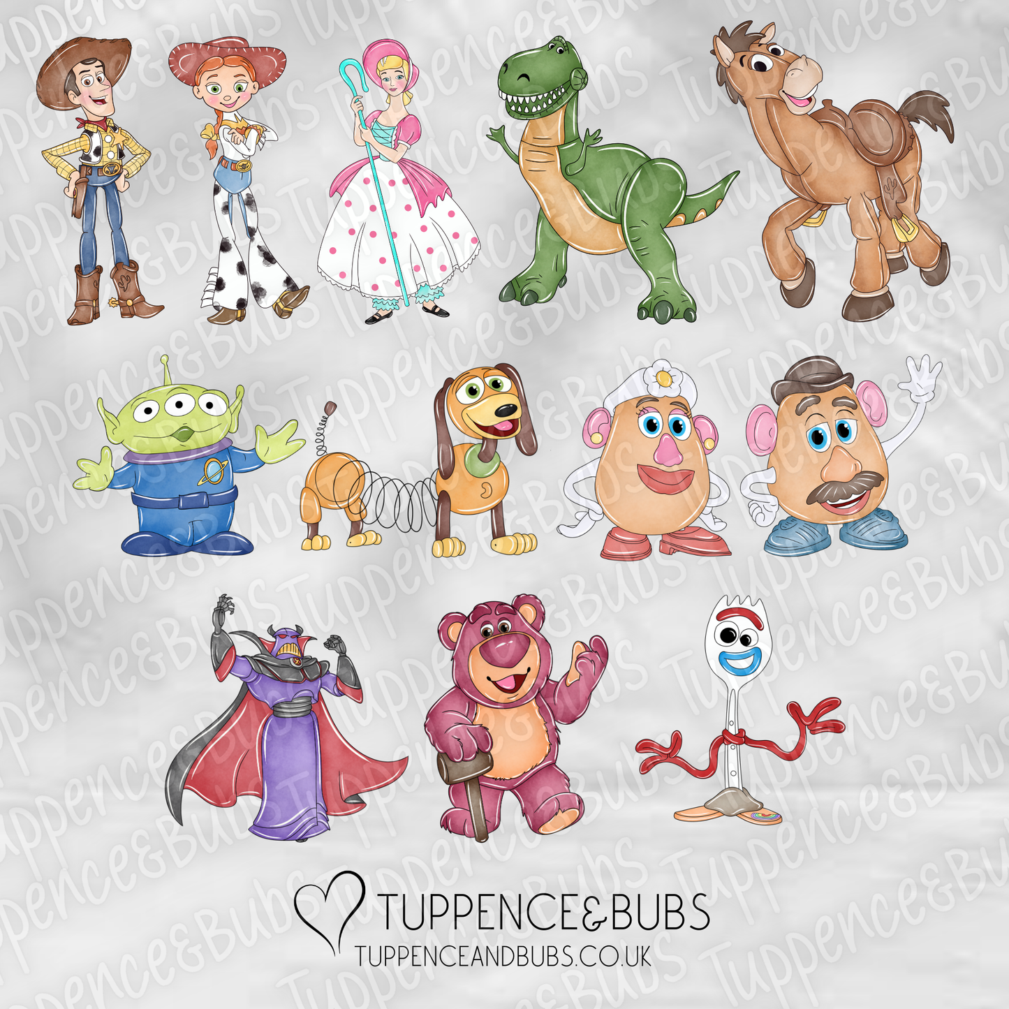 Toy Story Themed Labels