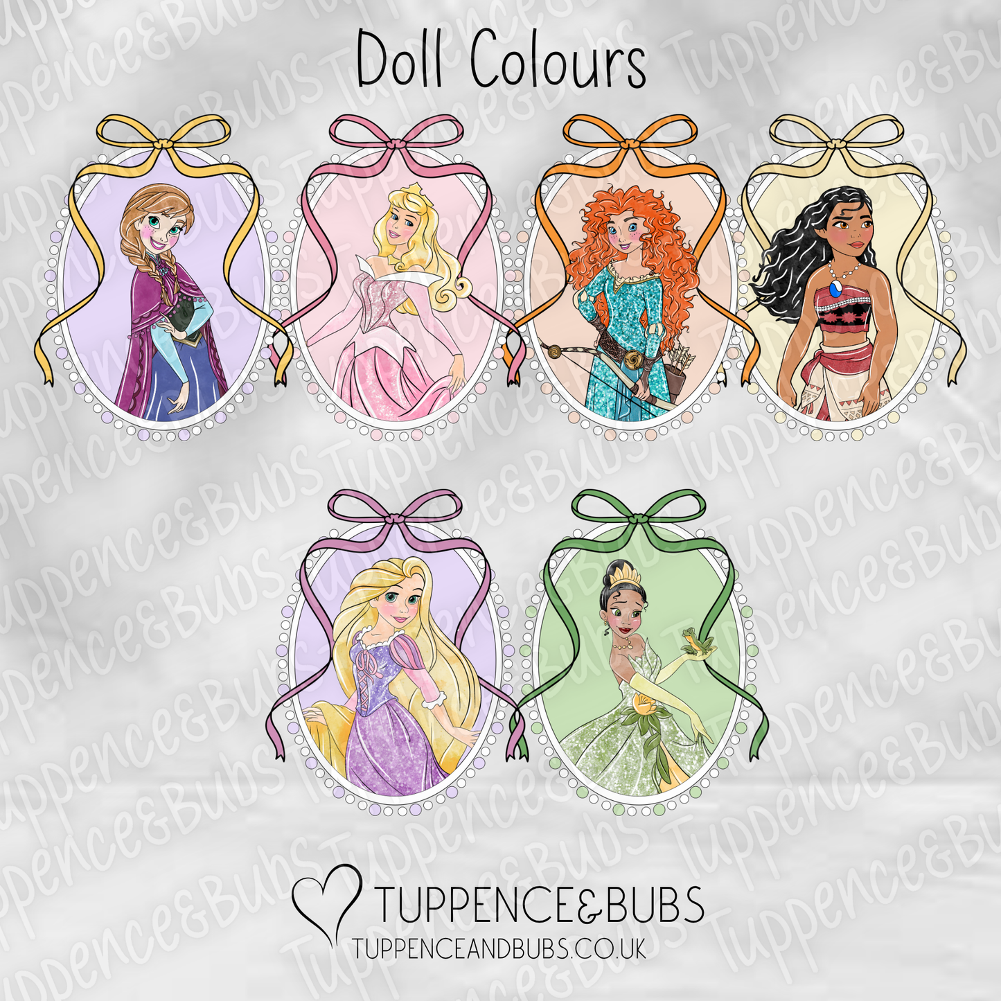 Princess Inspired Stickers - 14 designs available