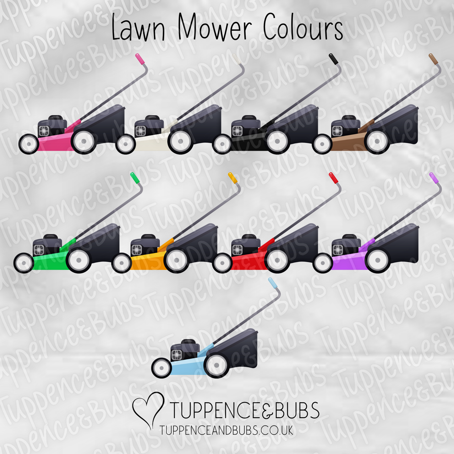Lawn Mower Birthday Card