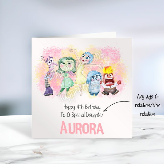 Emotion Inspired Birthday Card - Any Age - Any Relation