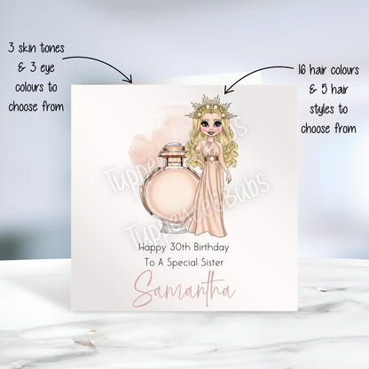 Perfume Inspired Birthday Card