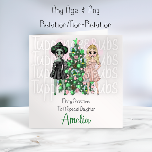 Witch Inspired Christmas Card