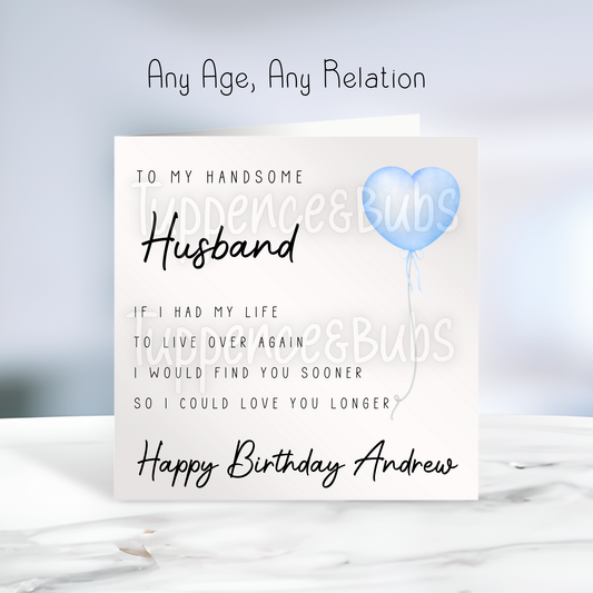Balloon Birthday Card