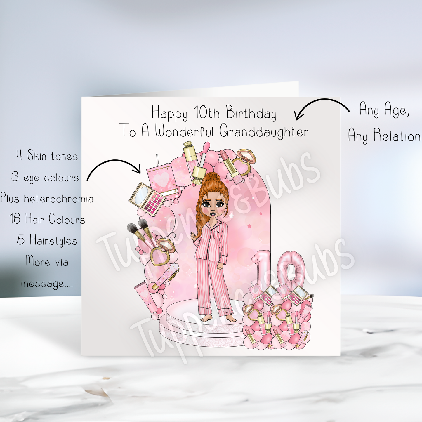 Beauty Inspired Birthday Card