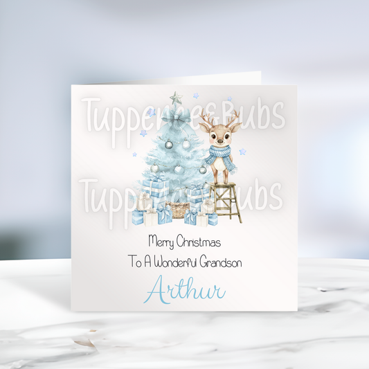 Reindeer Christmas Card