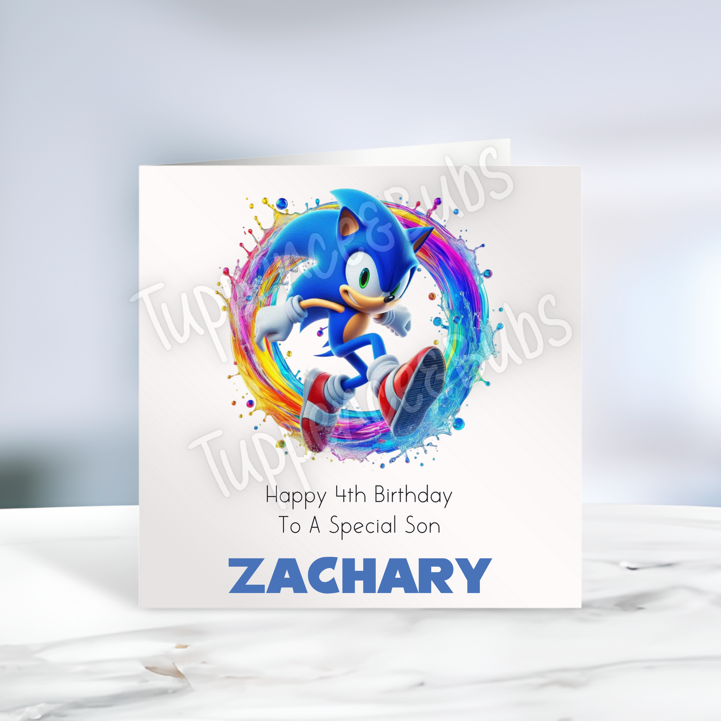 Hedgehog Inspired - Birthday Card