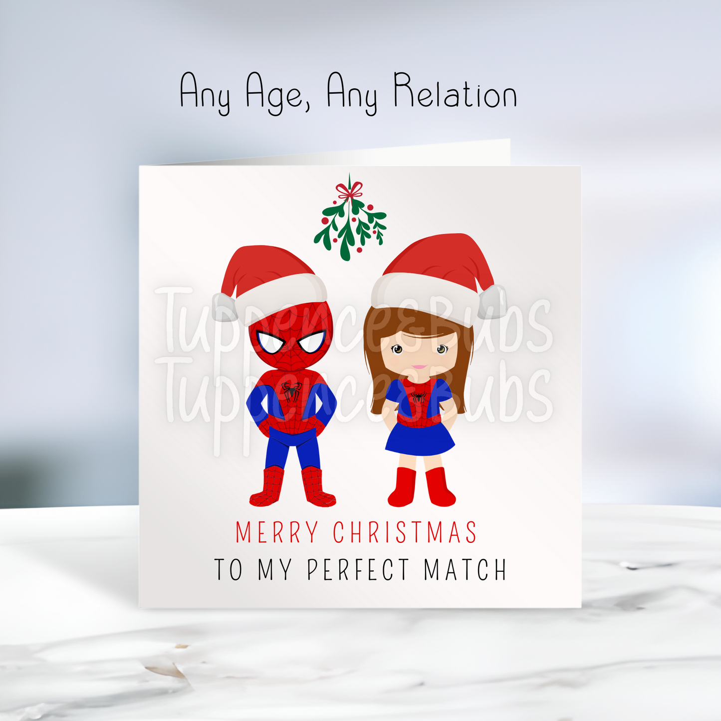 Spider Inspired Christmas Card