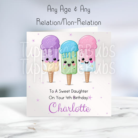Sweet Themed Birthday Card