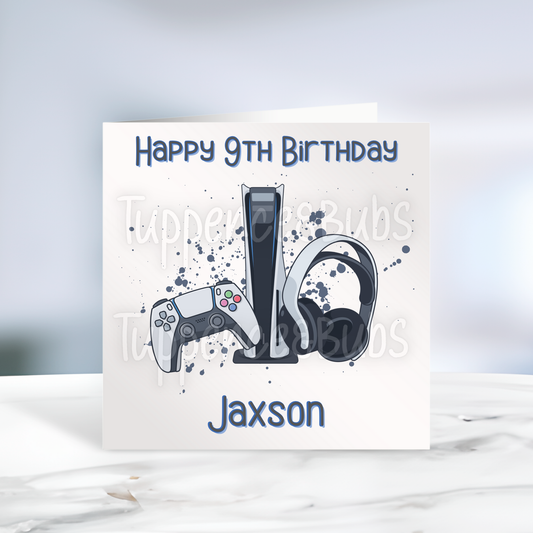 Gaming Inspired Birthday Card