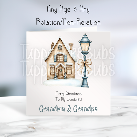 Cute Personalised Christmas Card