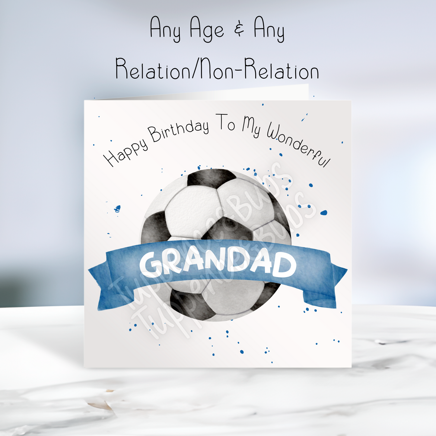 Football Inspired Birthday Card