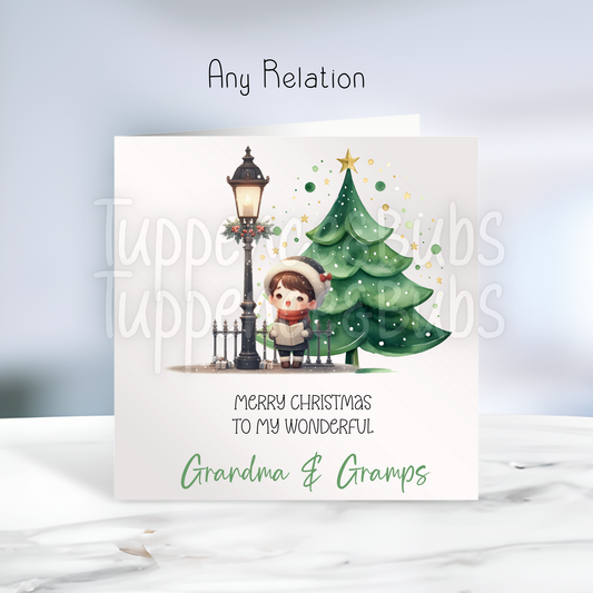 Carol Singer Inspired Christmas Card