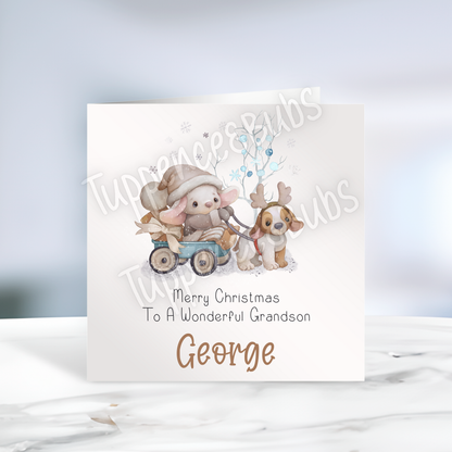 Bunny Christmas Card