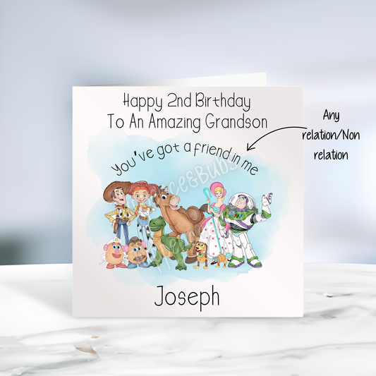 Toy Story Inspired Birthday Card