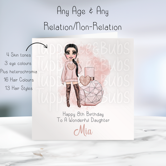 Ari Inspired Perfume Birthday Card