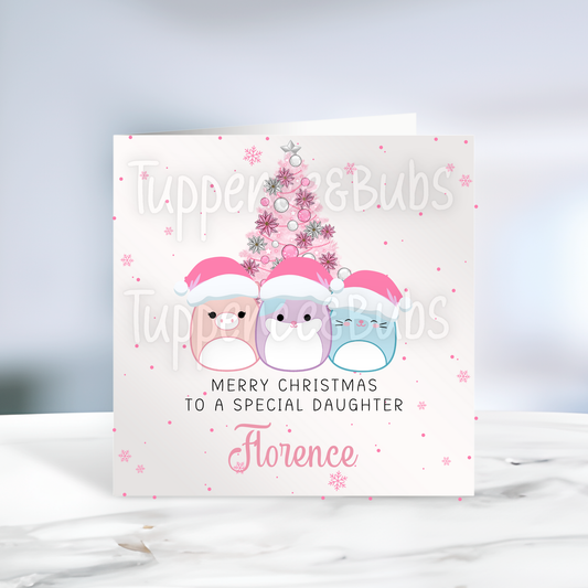 Squish Inspired Christmas Card