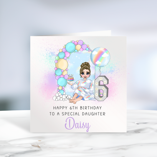Personalised Oodie Birthday Card