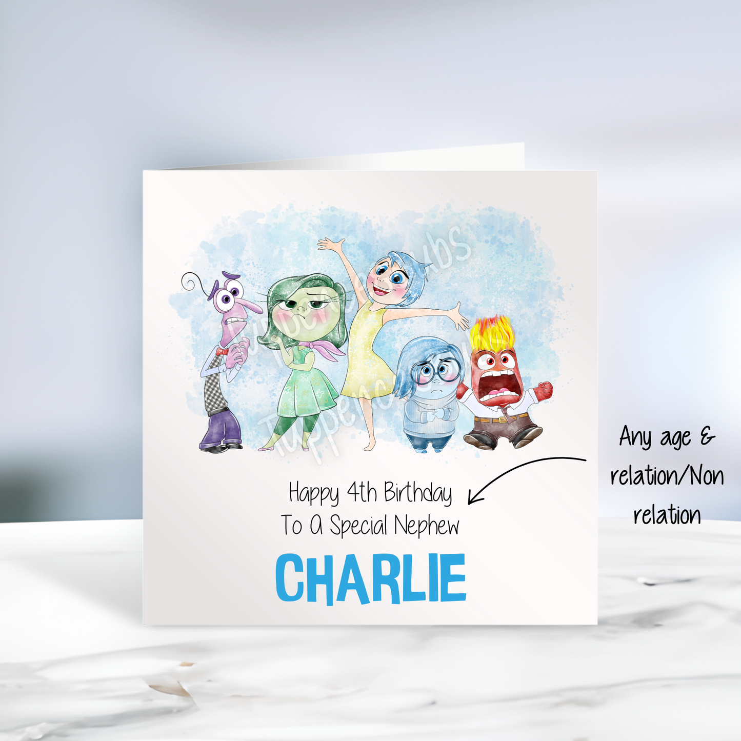 Emotion Inspired Birthday Card - Any Age - Any Relation