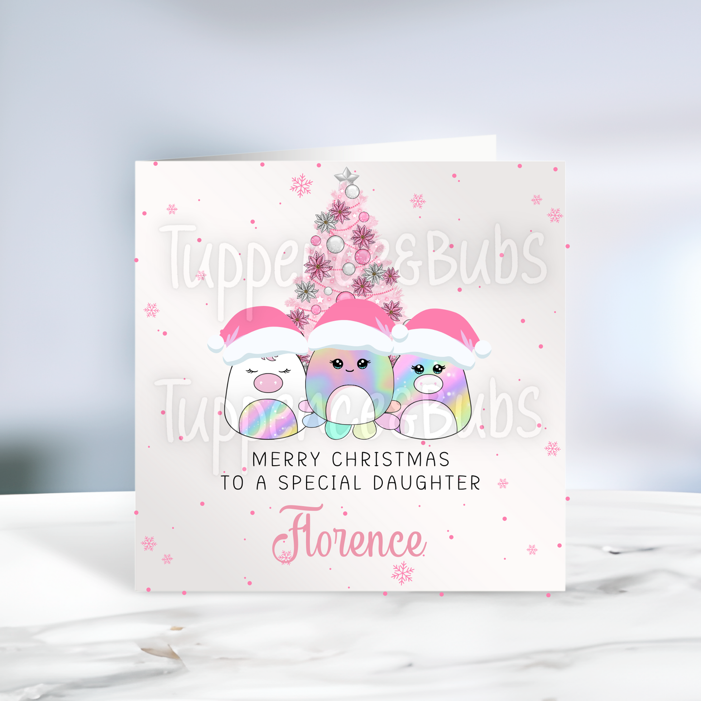 Squish Inspired Christmas Card