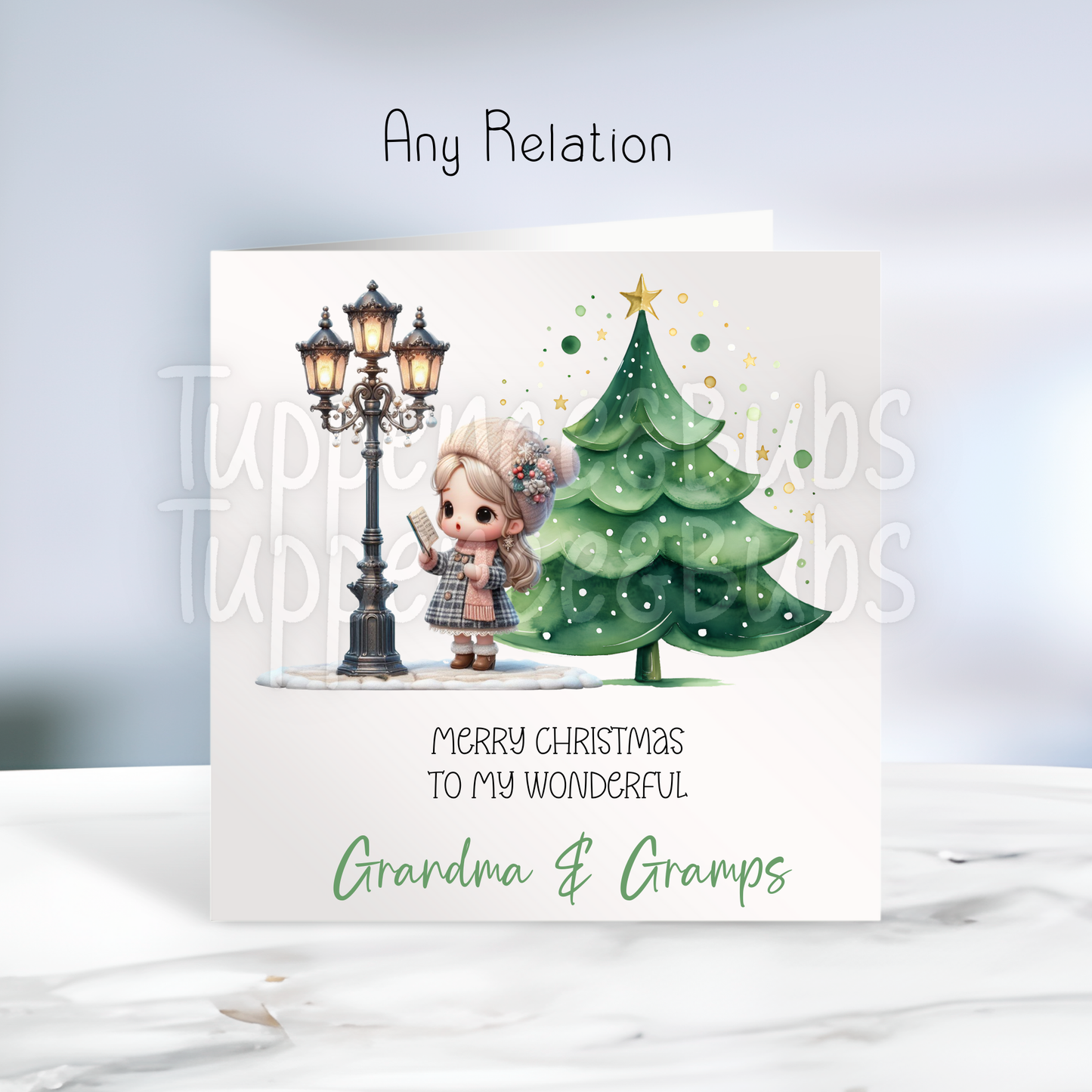 Carol Singer Inspired Christmas Card