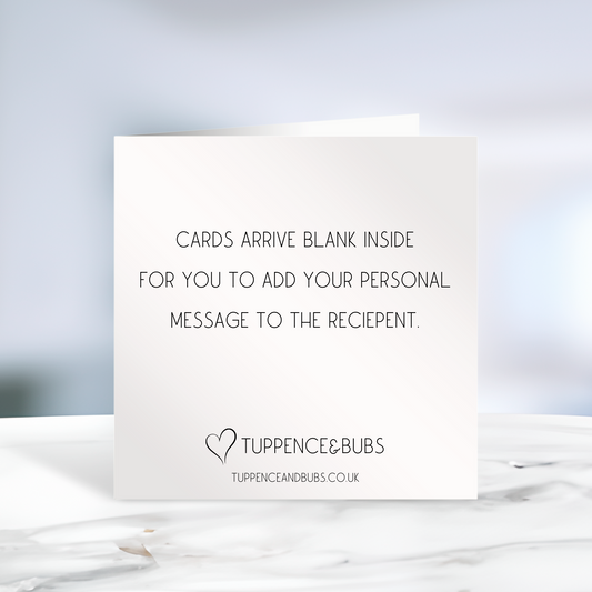 Cute Blue Themed Penguin Christmas Card