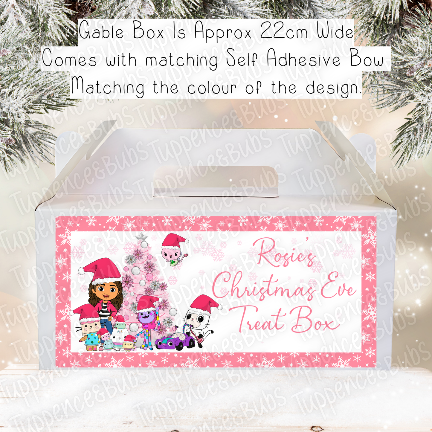 Gabby Themed Christmas Treat Box
