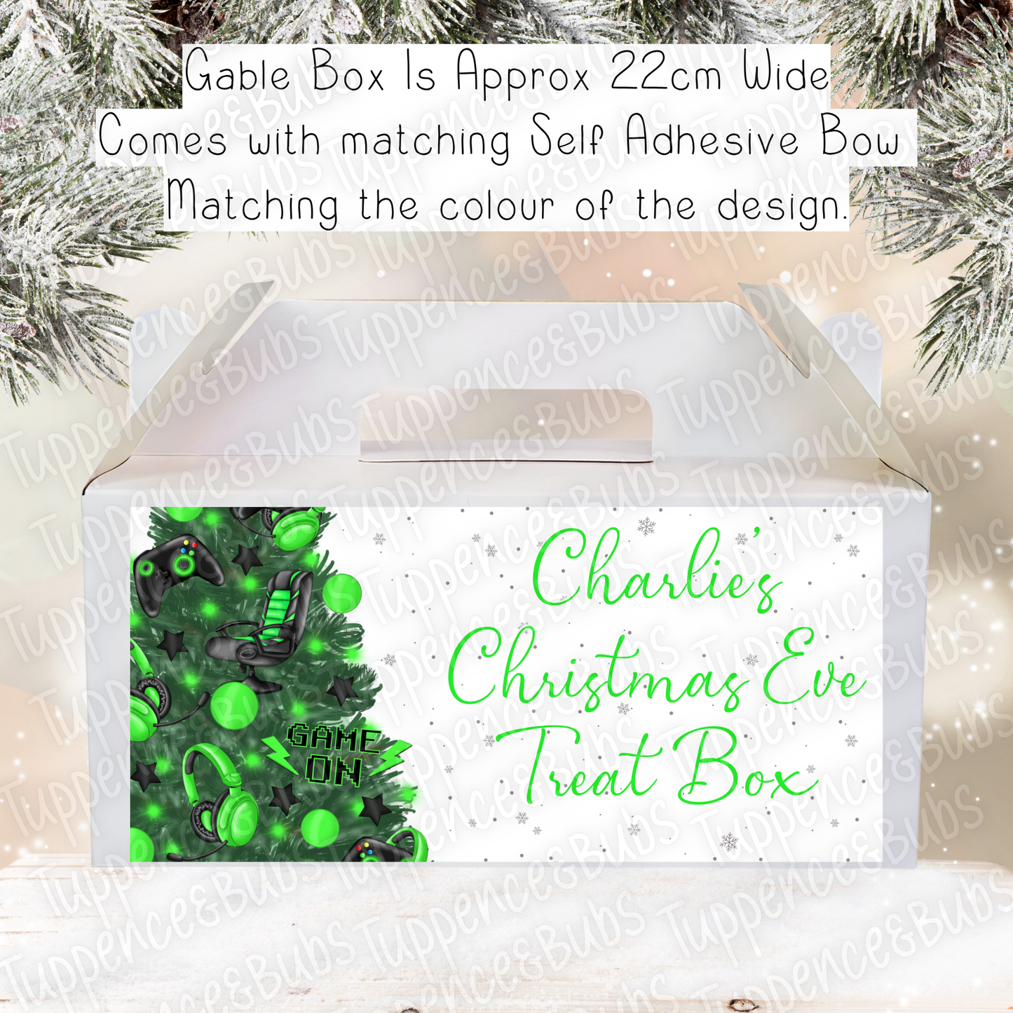 Gaming Themed Christmas Treat Box - 5 Colours