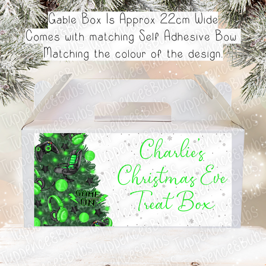 Gaming Themed Christmas Treat Box - 5 Colours