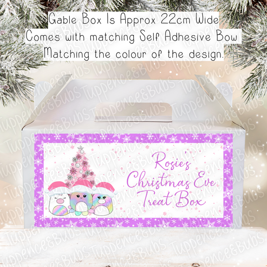 Squish Mallow Themed Christmas Treat Box - 2 Designs