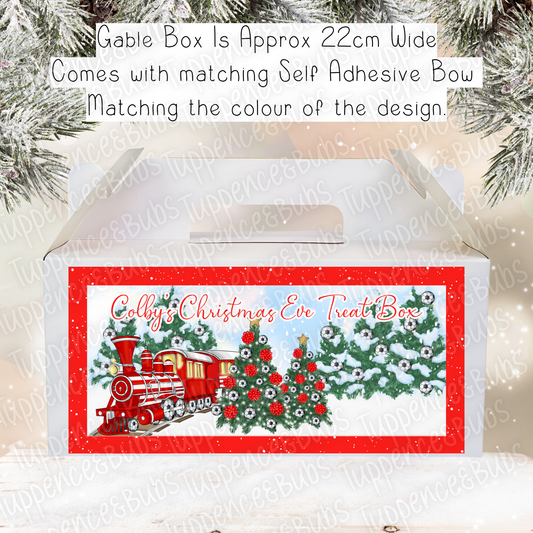 Football Themed - Christmas Treat Box - 3 Designs