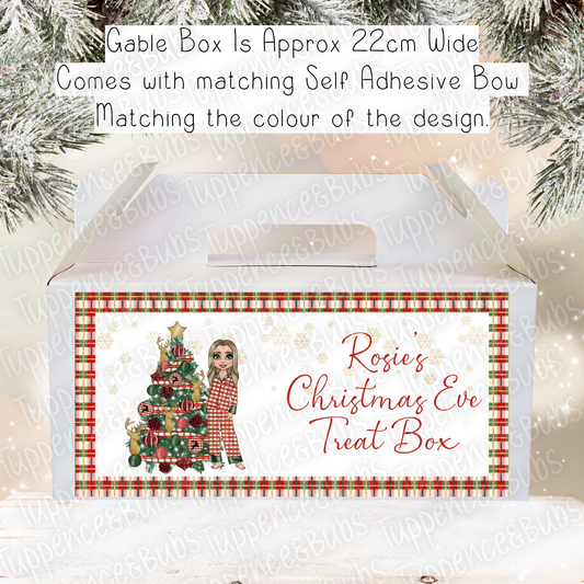 Tartan Christmas Themed PJ Treat Box