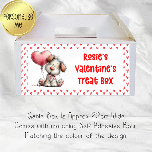 Dog Themed Valentine's Treat Box