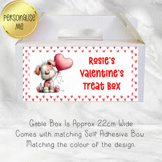 Dog Themed Valentine's Treat Box