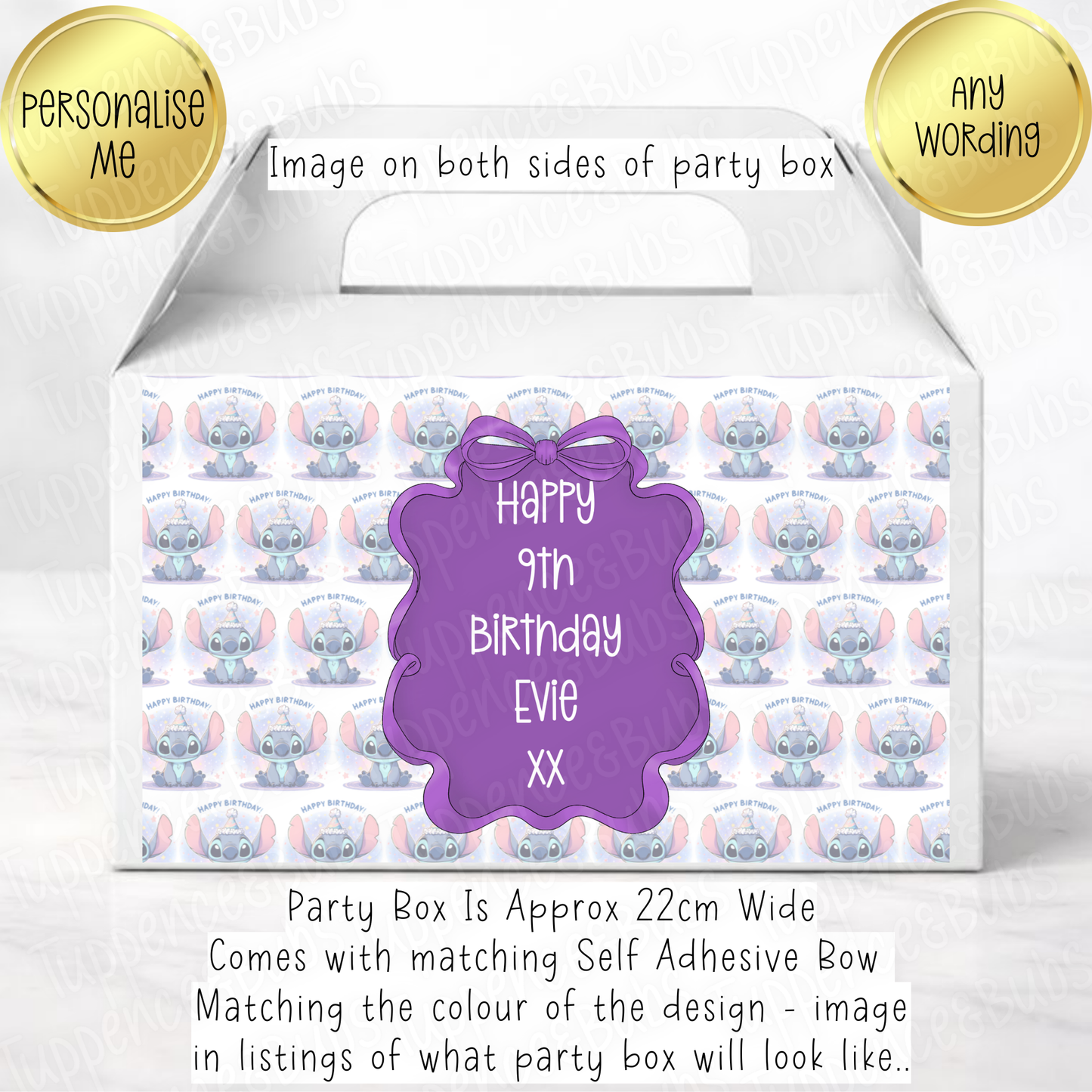 Stitch Themed Party Box