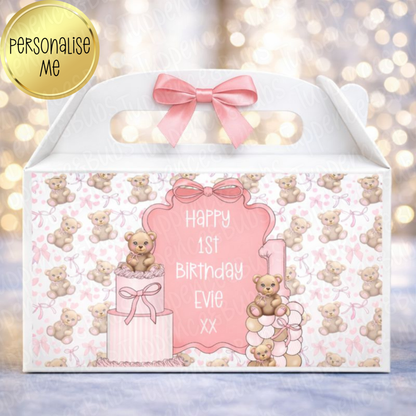 Pink Bear Style Party Box