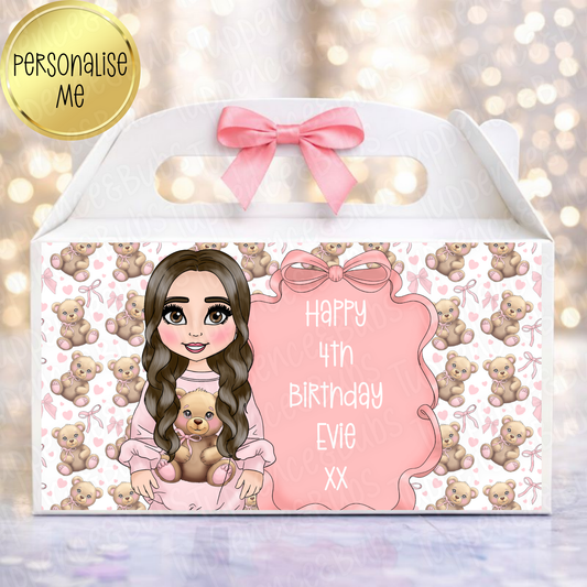Toddler Girl Bear Style Party Box