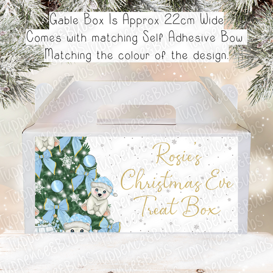 Polar Bear Themed Christmas Treat Box