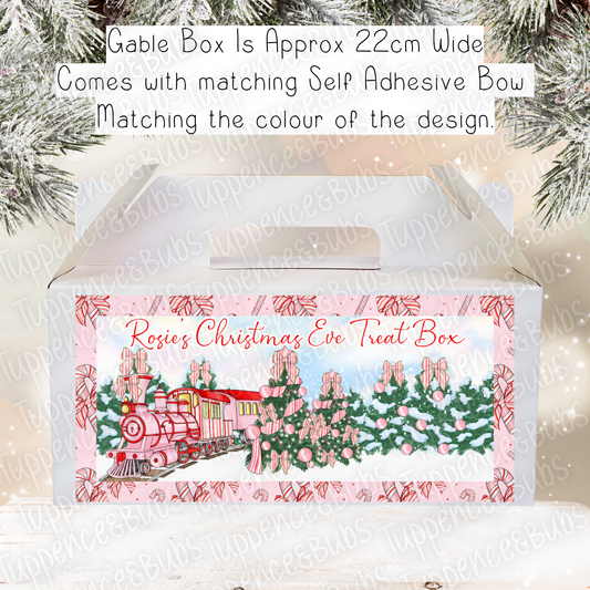 Express Train Theme - Christmas Treat Box - 7 Designs